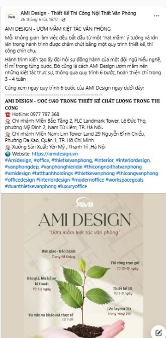 Nội dung thương hiệu · AMI Design