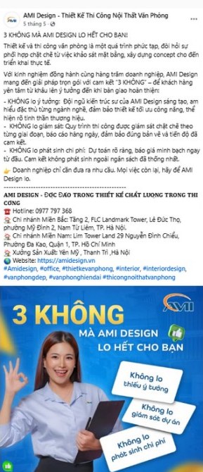 Nội dung dịch vụ · AMI Office
