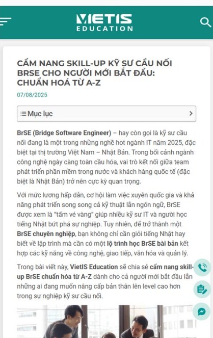 Cẩm nang kỹ sư cầu nối BrSE