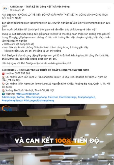 Nội dung video · Không gian làm việc